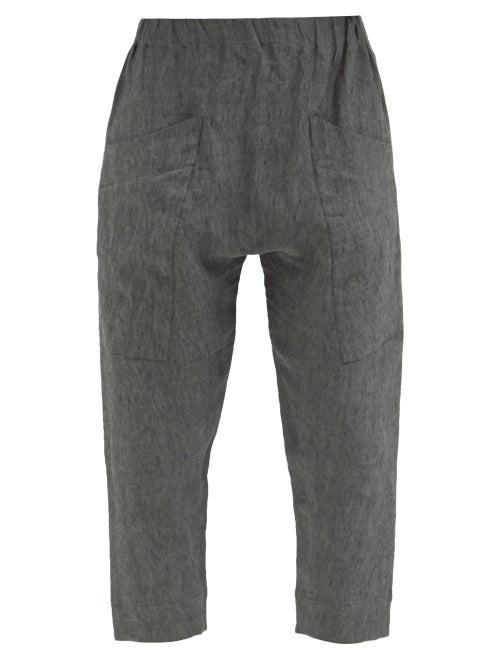 Toogood - The Perfumer Patch-pocket Linen Trousers - Womens - Blue