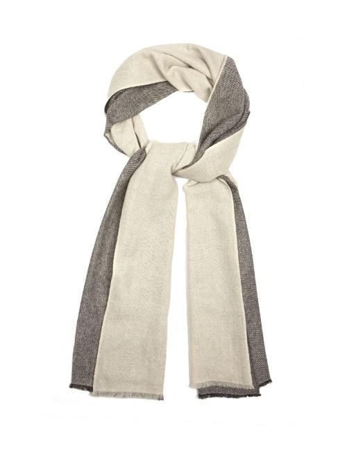 Denis Colomb Colour-block Cashmere Scarf