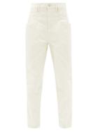 Matchesfashion.com Isabel Marant - Nadeloisa High-rise Panelled Jeans - Womens - Ivory
