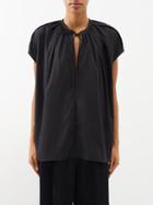 Lee Mathews - Oakley Cotton Top - Womens - Black