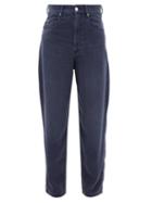 Isabel Marant Toile - Ticosy High-rise Denim Jeans - Womens - Navy