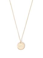 Matchesfashion.com A.p.c. - Eloi Logo-engraved Medallion Necklace - Mens - Gold