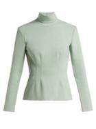 Vika Gazinskaya High-neck Stretch-jersey Top