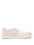 Matchesfashion.com Christian Louboutin - Masteralta Degra Slip On Trainers - Womens - Pink Multi
