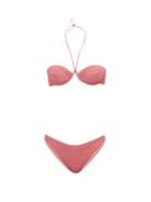 Matchesfashion.com Oseree - Lumire Metallic Underwired Bikini - Womens - Pink