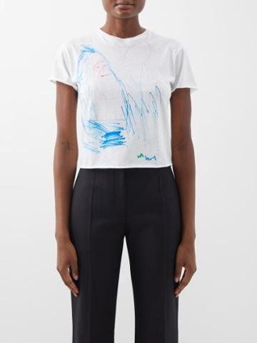 The Row - Alasdair On The Beach Organic-cotton T-shirt - Womens - White