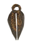 Matchesfashion.com Saint Laurent - Fringed Leopard-print Wool Scarf - Womens - Animal