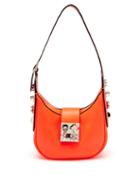 Christian Louboutin - Carasky Mini Leather Shoulder Bag - Womens - Orange