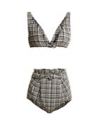 Lisa Marie Fernandez Melissa Plaid Bikini