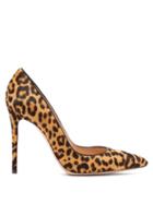 Matchesfashion.com Gianvito Rossi - Gianvito 100 Leopard Print Calf Hair Pumps - Womens - Leopard