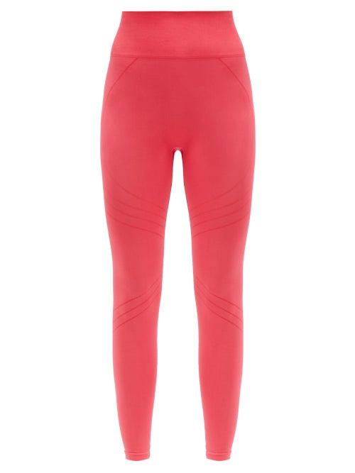 Matchesfashion.com Prism - Lucid High-rise Stretch-jersey Leggings - Womens - Dark Pink