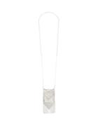 Matchesfashion.com Paco Rabanne - Crystal-embellished Chainmail-pouch Necklace - Womens - Silver