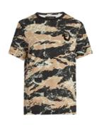 True Religion Camouflage-print Cotton T-shirt