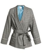 Matchesfashion.com Racil - Derby Prince Of Wales Check Jacket - Womens - Grey Multi