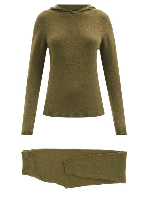Johnstons Of Elgin - Loretta Cashmere Lounge Set - Womens - Khaki