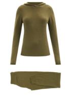 Johnstons Of Elgin - Loretta Cashmere Lounge Set - Womens - Khaki