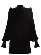 The Vampire's Wife - The Mini Fortune Teller Velvet Dress - Womens - Black