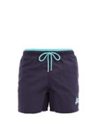 Matchesfashion.com Vilebrequin - Moka Bi-colour Swim Shorts - Mens - Navy Multi