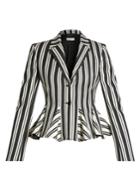 Altuzarra Clary Single-breasted Striped Jacket