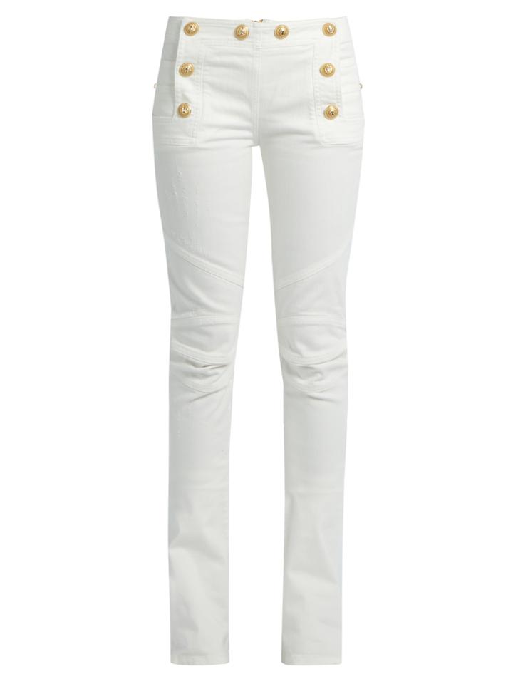 Balmain Mid-rise Kick-flare Jeans