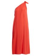 Matchesfashion.com Mara Hoffman - Camilla One Shoulder Dress - Womens - Red