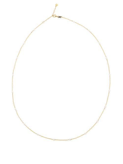 Matchesfashion.com Rosa De La Cruz - Pearl & 18kt Gold Necklace - Womens - Pearl