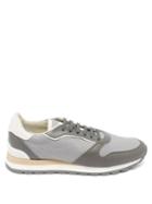 Matchesfashion.com Brunello Cucinelli - Leather, Suede And Mesh Trainers - Mens - Grey