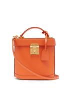 Matchesfashion.com Mark Cross - Benchley Leather Shoulder Bag - Womens - Orange