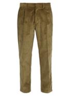 Matchesfashion.com The Gigi - Cotton Corduroy Trousers - Mens - Khaki