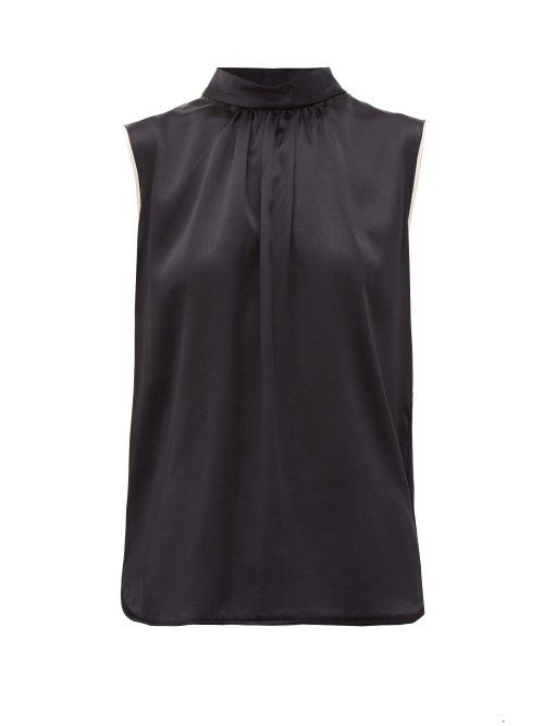 Matchesfashion.com Max Mara - Orel Blouse - Womens - Navy