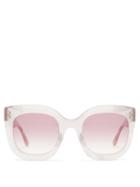 Matchesfashion.com Isabel Marant Eyewear - Square Acetate Sunglasses - Womens - Nude
