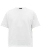 Matchesfashion.com Balenciaga - Logo Print Cotton T Shirt - Mens - White Black