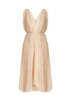 Maria Lucia Hohan Eudora V-neck Star-embroidered Tulle Dress