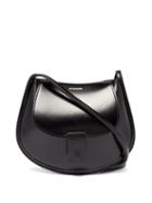 Matchesfashion.com Jil Sander - Logo-embossed Mini Leather Shoulder Bag - Womens - Black