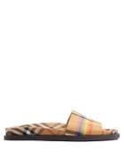 Burberry Rainbow Vintage-checked Slides