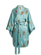 Chufy Komodin Cotton And Silk-blend Kimono Jacket
