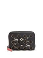 Matchesfashion.com Christian Louboutin - Panettone Loubisky Leather Coin Purse - Mens - Black Multi