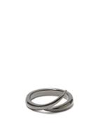 Matchesfashion.com Shaun Leane - Interlocking Rhodium-plated 18kt White Gold Ring - Mens - Black Silver
