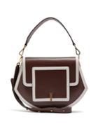 Matchesfashion.com Wandler - Al Smooth Leather Cross Body Bag - Womens - Brown Multi