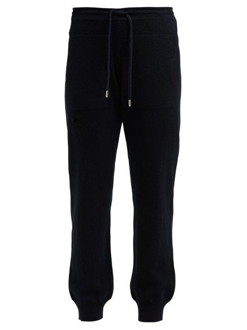 Matchesfashion.com Barrie - Romantic Cashmere Track Pants - Womens - Black