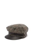 Matchesfashion.com Lola Hats - Corto Glen Plaid Sailor Cap - Womens - Grey