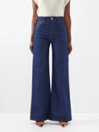 Victoria Beckham - Bianca Wide-leg Jeans - Womens - Indigo