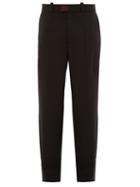 Matchesfashion.com Raf Simons - Tailored Twill Trousers - Mens - Black