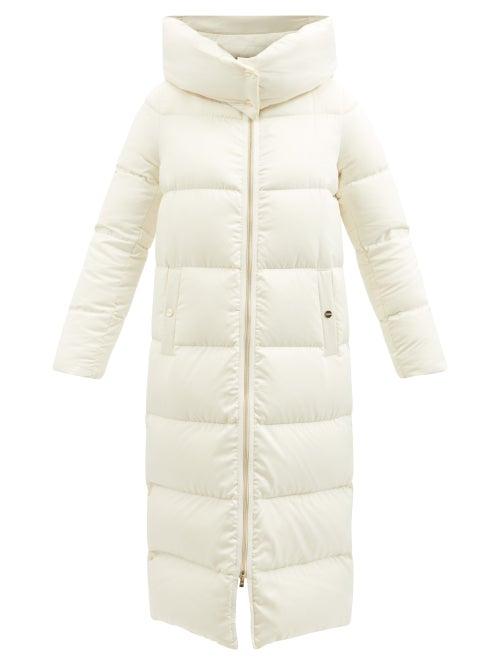 Herno - Arendelle Hooded Quilted Down Parka - Womens - Ivory