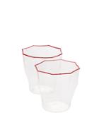 Campbell-rey Set Of 2 Rosanna Murano Stripe Glasses