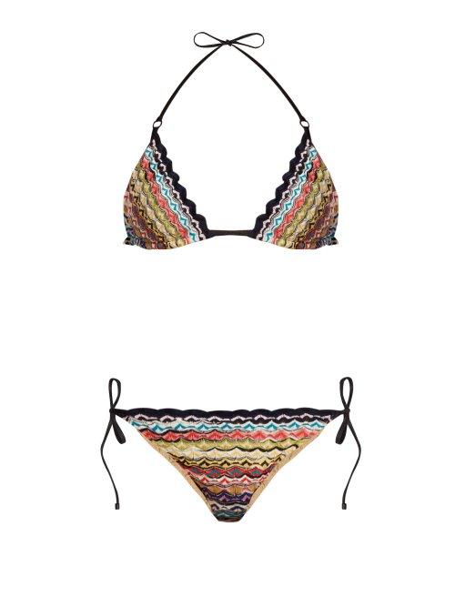 Matchesfashion.com Missoni Mare - Punto Serpente Bikini - Womens - Multi