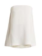 Matchesfashion.com Raey - Trapeze Crepe Bandeau Top - Womens - Ivory