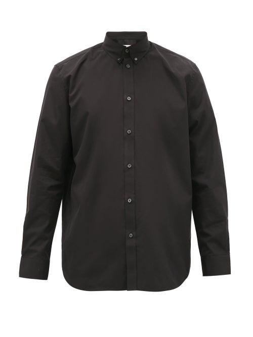 Matchesfashion.com Givenchy - Logo-print Cotton Shirt - Mens - Black