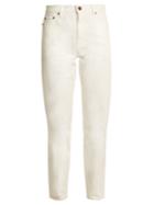 Saint Laurent High-rise Straight-leg Denim Boyfriend Jeans