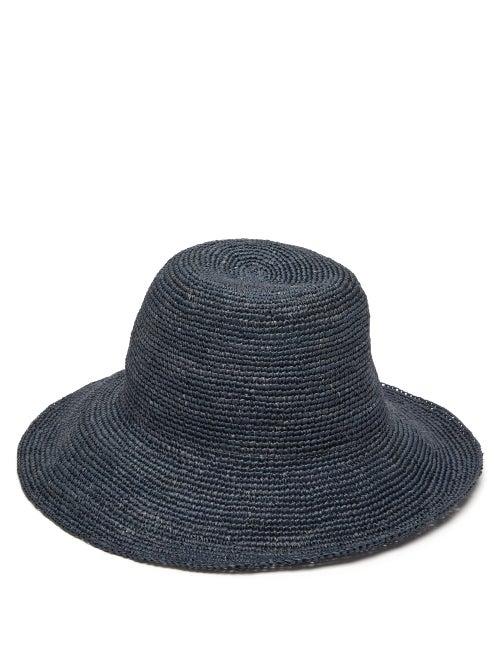 Matchesfashion.com Greenpacha - Ipanema Toquilla Straw Hat - Womens - Navy